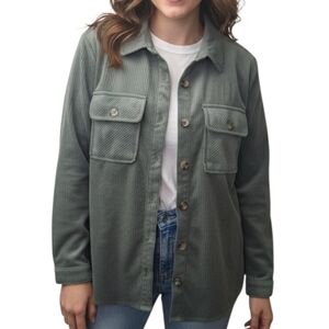 NWOT Democracy Olive Utility Jacket